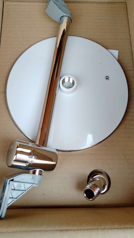 Box Pack Hansgrohe Comtess Concave Mirror Chrome Shaving and Cosmetic Mirror